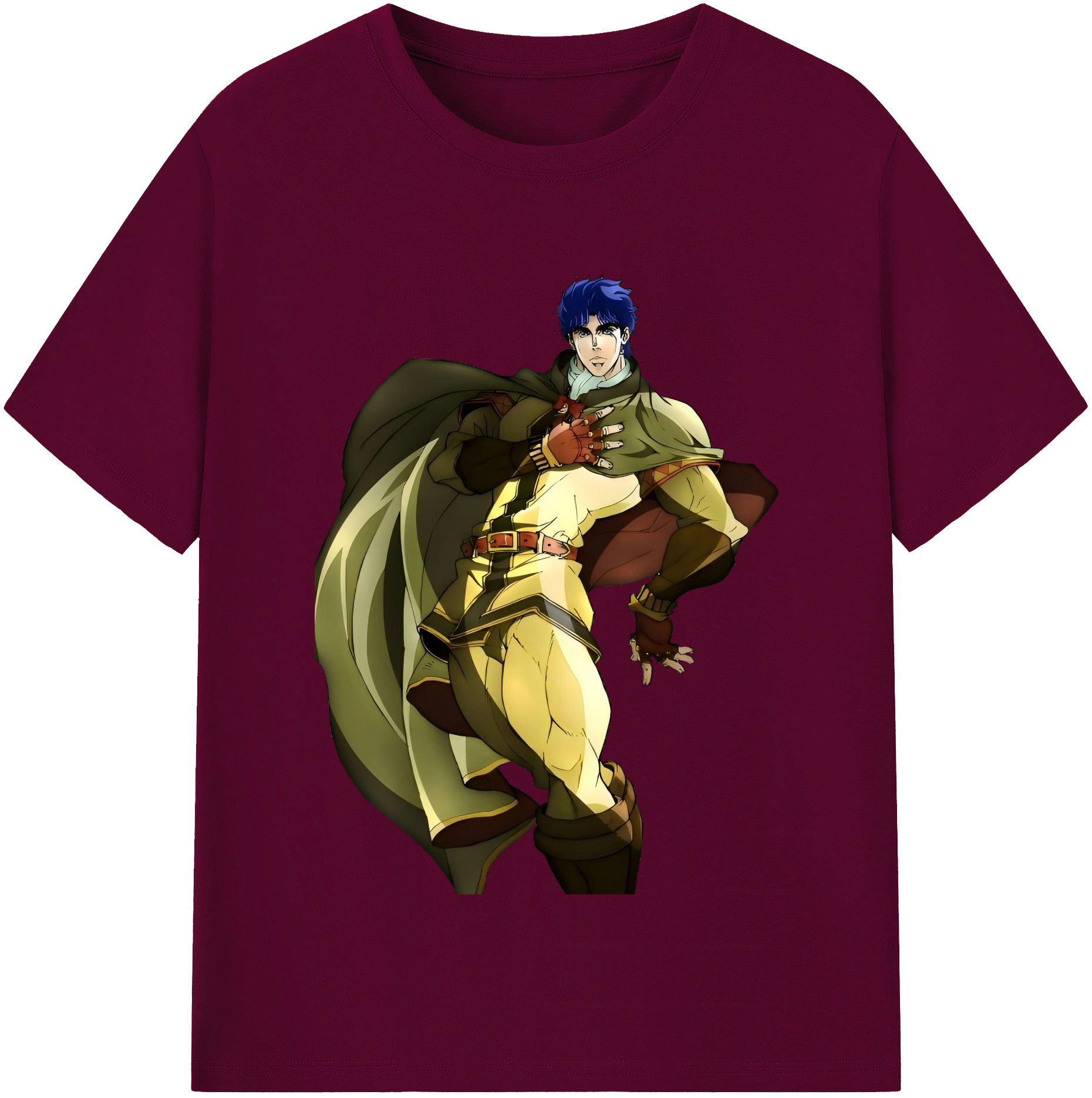 （画像用） ジョジョの奇妙な冒険 /ジョナサン?ジョースター JoJo's Bizarre Adventure Jonathan Joestar レディースカジュアルプリントTシャツ（綿100％）